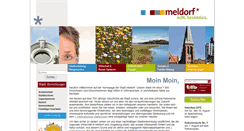 Desktop Screenshot of meldorf-nordsee.de