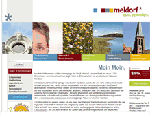 Tablet Screenshot of meldorf-nordsee.de